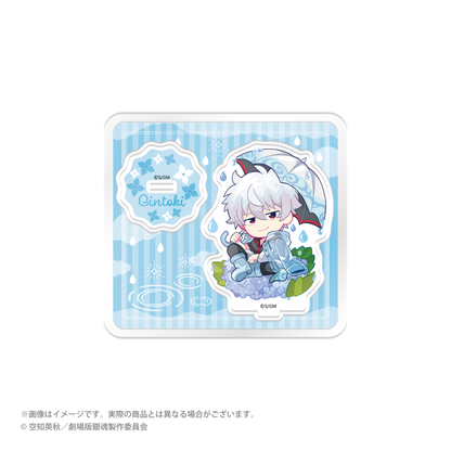 「新劇場版 銀魂 -吉原大火-》雨季版。原創插畫交易壓克力迷你立架