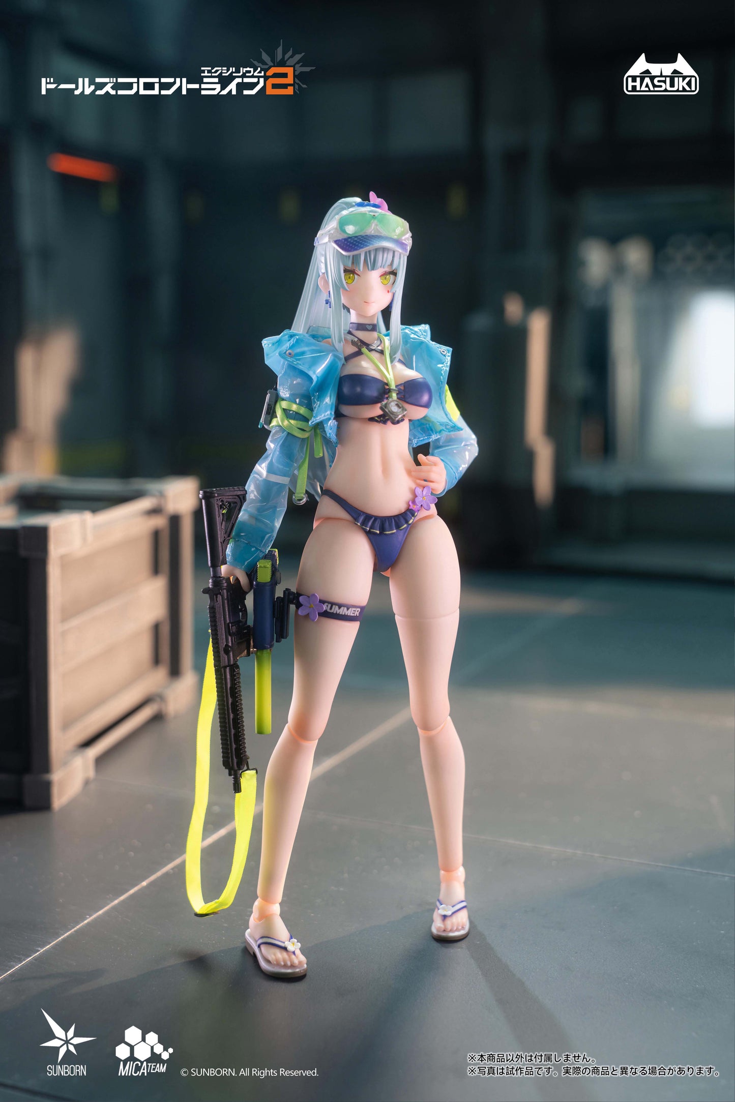 pocket art Girls' Frontline2: Exillium pocket art PA013 Kurukai Blue Trails Ver. Regular version 1/12 Completed actionFigure