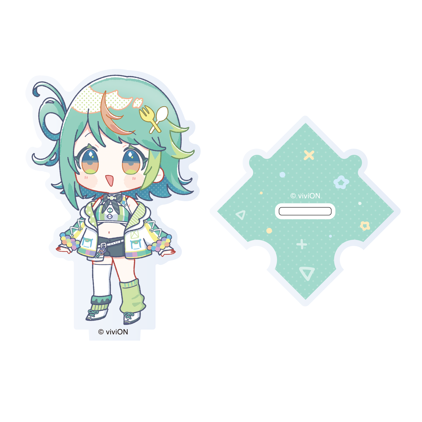 あおぎり高校 ぽぷらーと ミニアクリルスタンド ぷわぷわぽぷら