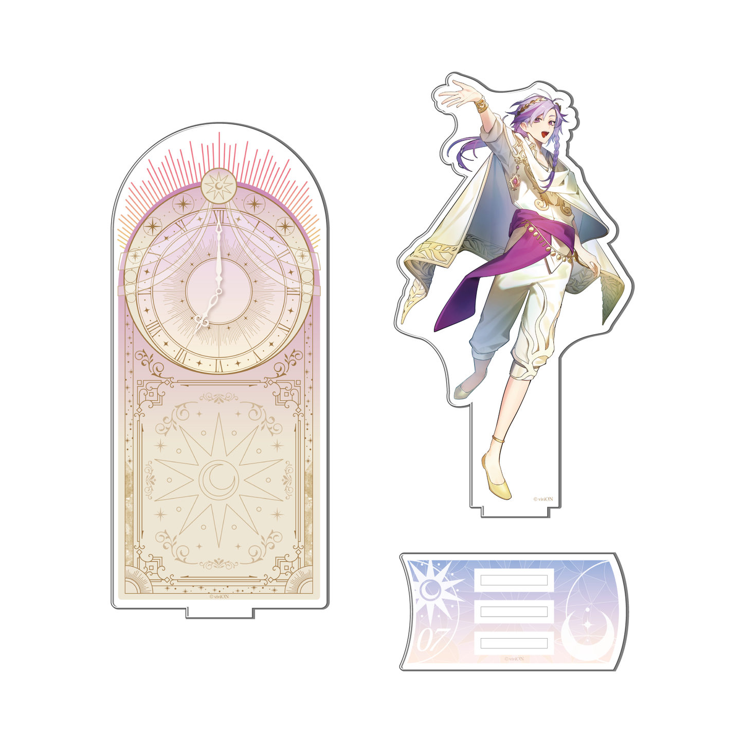 ORQUESTA 4 周年纪念亚克力支架上的时钟：Tenma Nanasei in Youth Form ver.