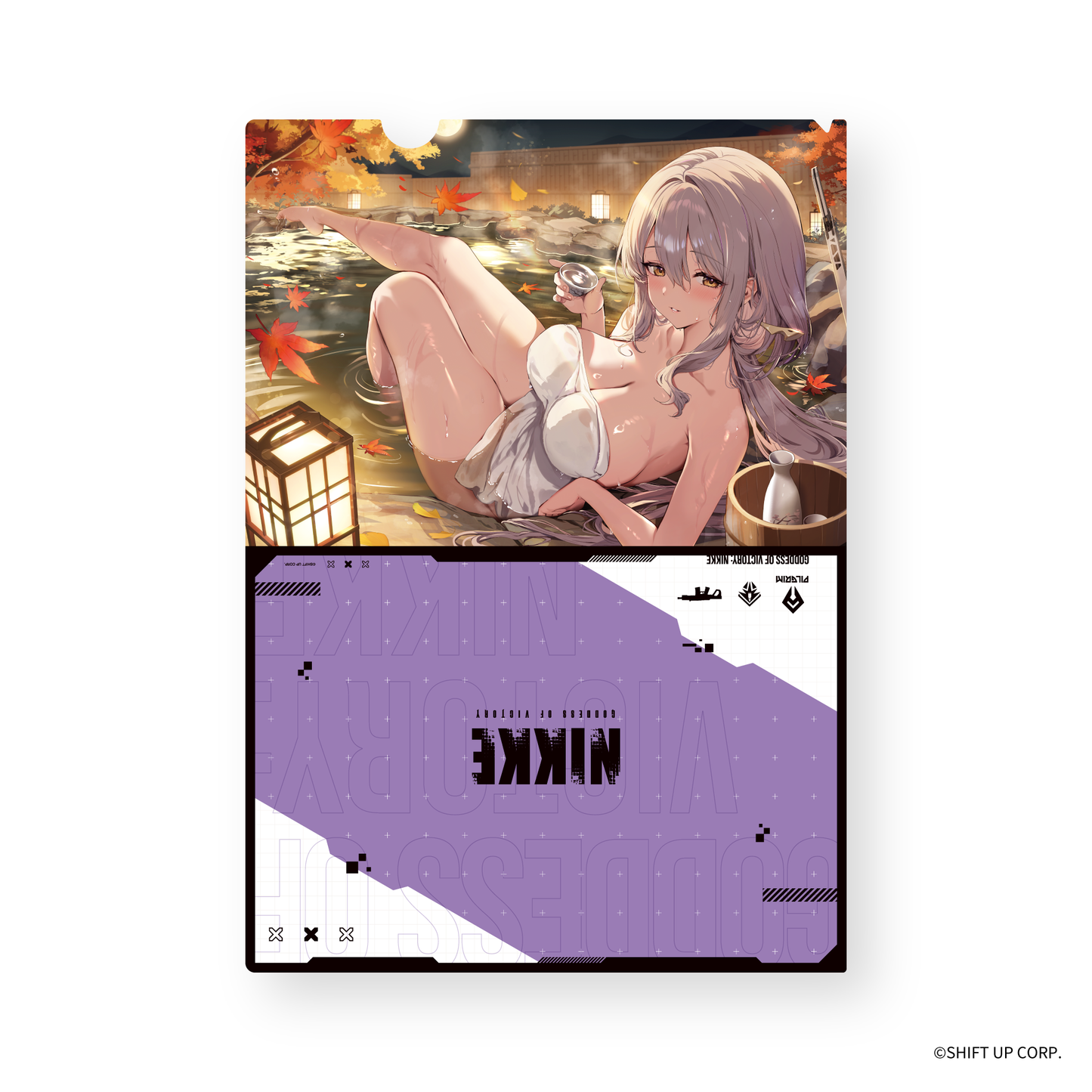 クリアファイル 紅蓮‐勝利の女神：NIKKE 泥中の蓮、清らな静寂を君と。