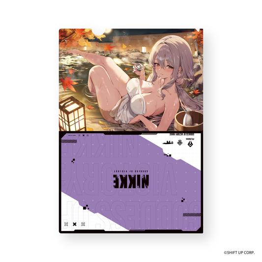 Scarlet Plastic File Folder ‐ GODDESS OF VICTORY: NIKKE ~Amidst the Mud, a Scarlet Blossom~