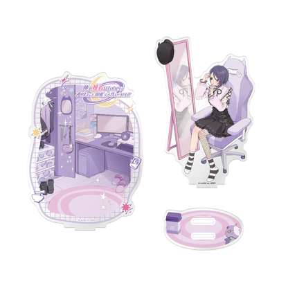 아오기리 고교 Otoreitamako 1st 이벤트 "내가 좋아하는 VTuber가 오프라인 모임을 갖는 것에 대해" 굿즈 배경이 있는 아크릴 스탠드