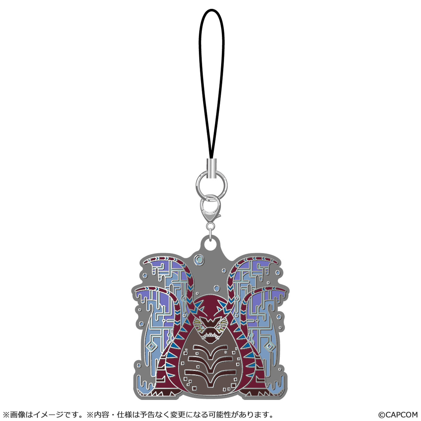 [Single item/BOX]Monster HunterWilds Monster Icon Metal Keychain