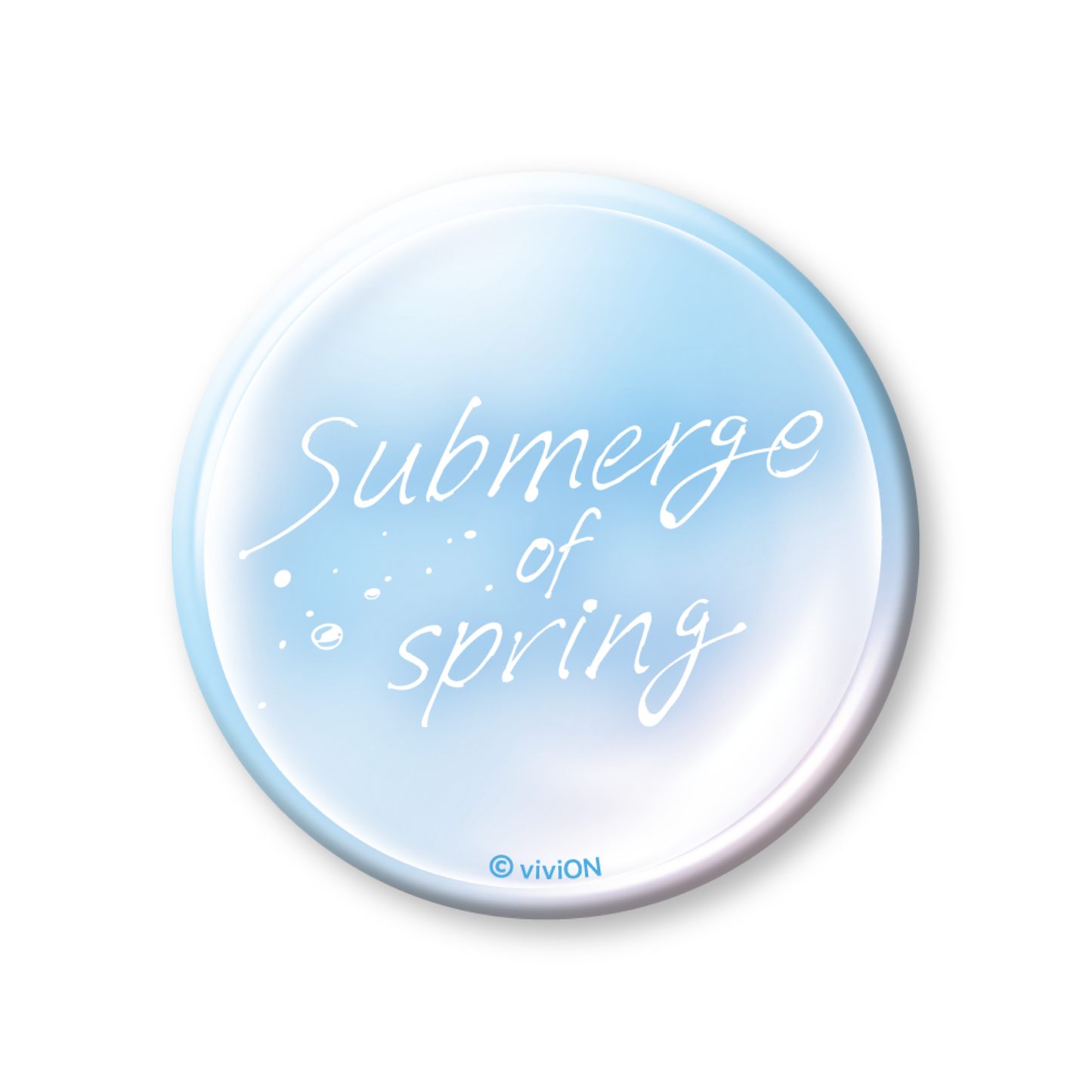 あおぎり高校 春雨麗女 1st ONE-MAN LIVE 「submerge of spring」グッズ トレーディング缶バッジ