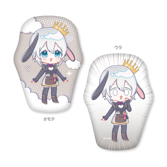 あおぎり高校 ぽぷらーと ダイカットクッション 山黒音玄