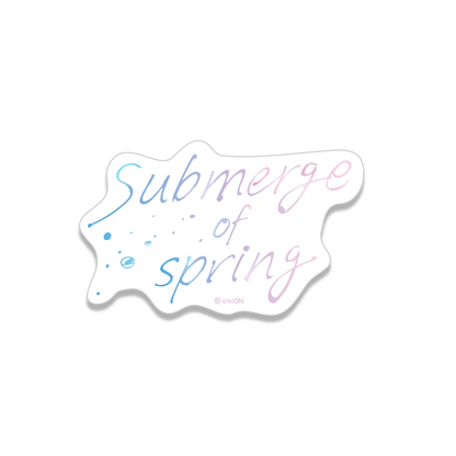 あおぎり高校 春雨麗女 1st ONE-MAN LIVE 「submerge of spring」グッズ ステッカーセット