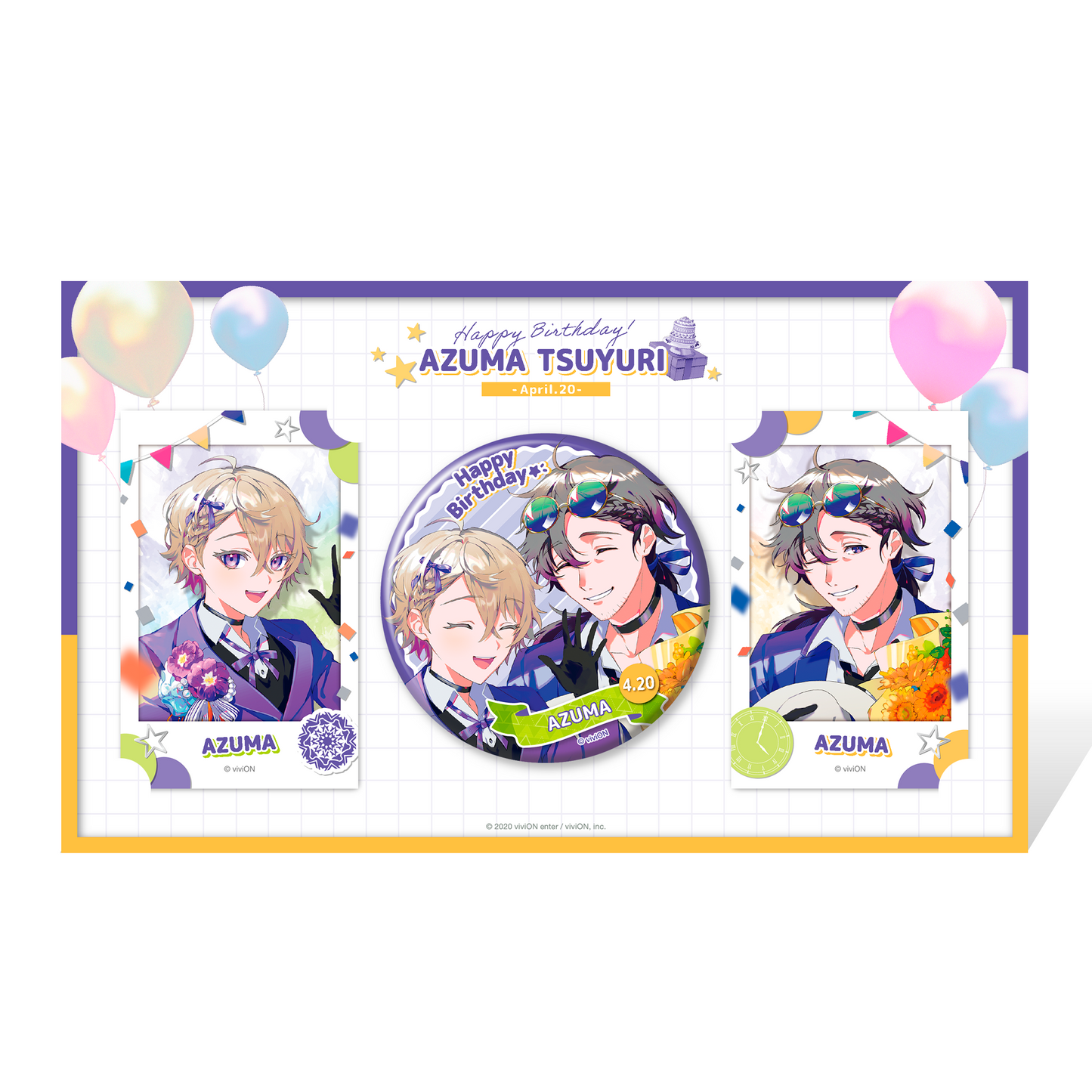Clock over ORQUESTA 誕生日グッズ2025 栗花落 四麻 – viviON BLUE Clock over ORQUESTA 誕生日グッズ2025 栗花落 四麻 – viviON BLUE