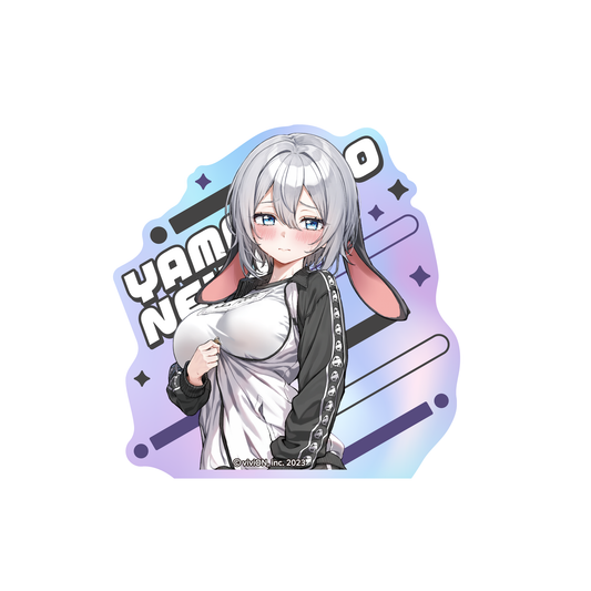 あおぎり高校 山黒音玄 5周年記念グッズ ダイカットオーロラステッカー