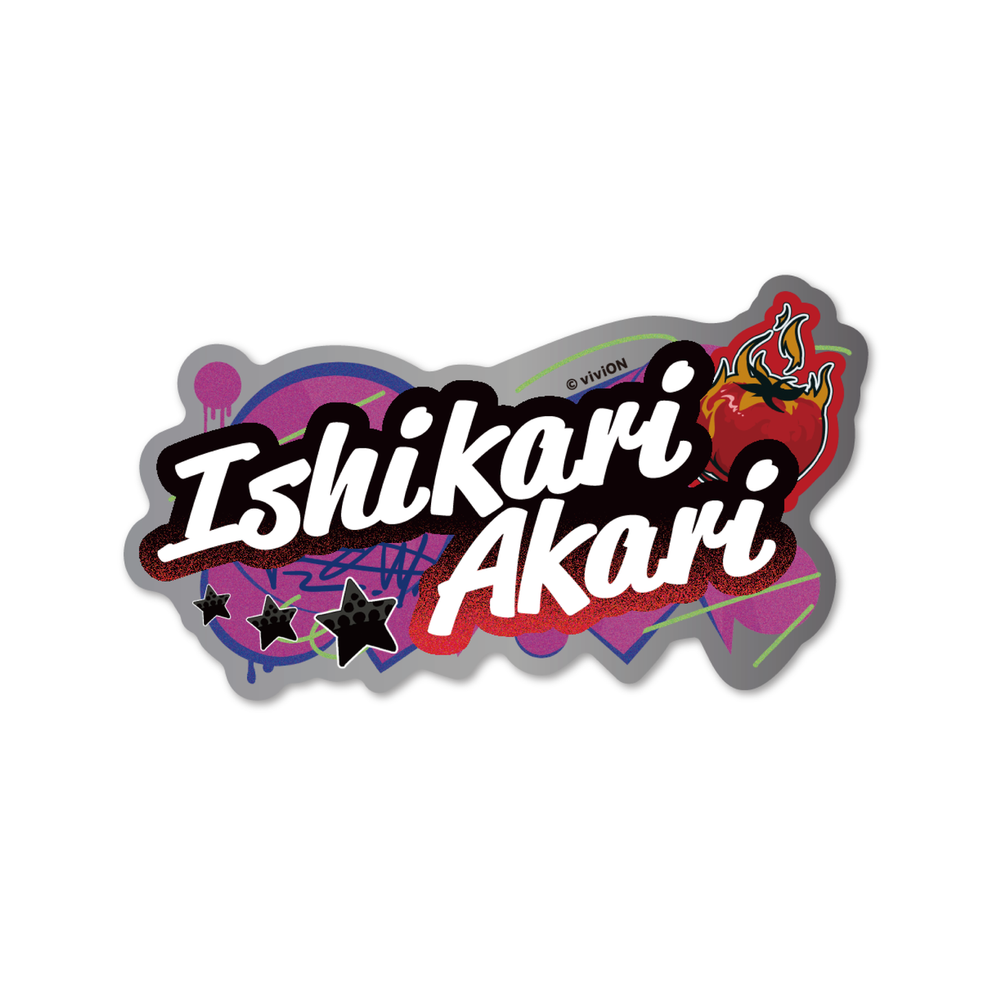 あおぎり高校 石狩あかり 1st ONE-MAN LIVE 「Prologue」グッズ トレーディングダイカットステッカー