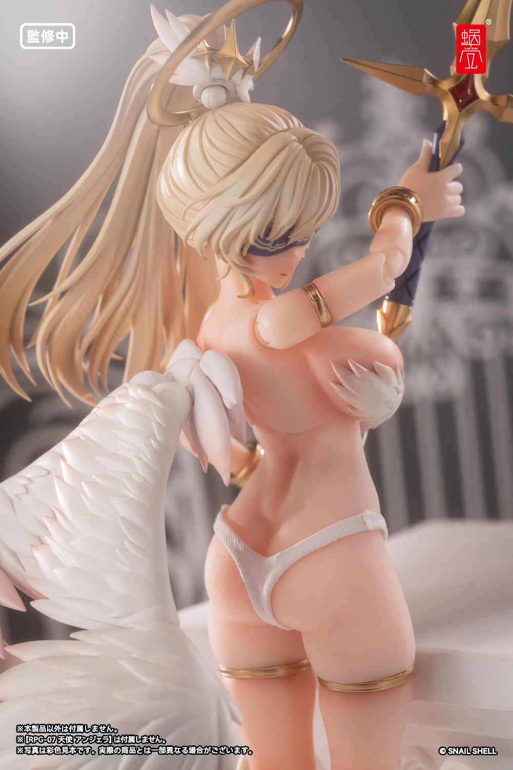 蝸之殼Snail Shell 天使 アンジェラ用シリコン製腹部パーツ 1/12 完成