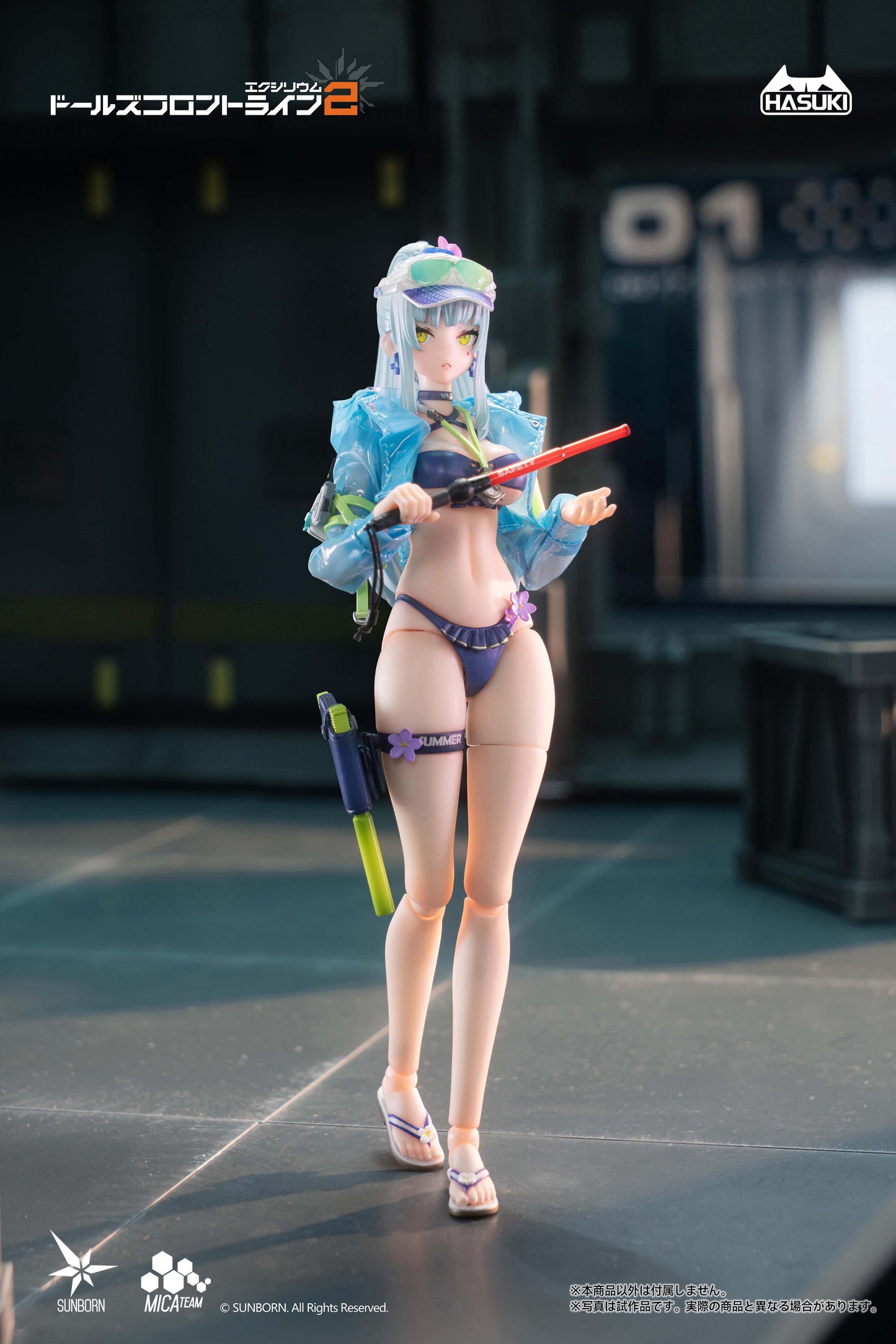 pocket art Girls' Frontline2: Exillium pocket art PA013 Kurukai Blue Trails Ver. Regular version 1/12 Completed actionFigure