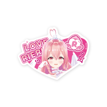 아오기리 고교 Urabe Rier 1st Event "Love♡Riel의 상품 스티커 세트 유형 b