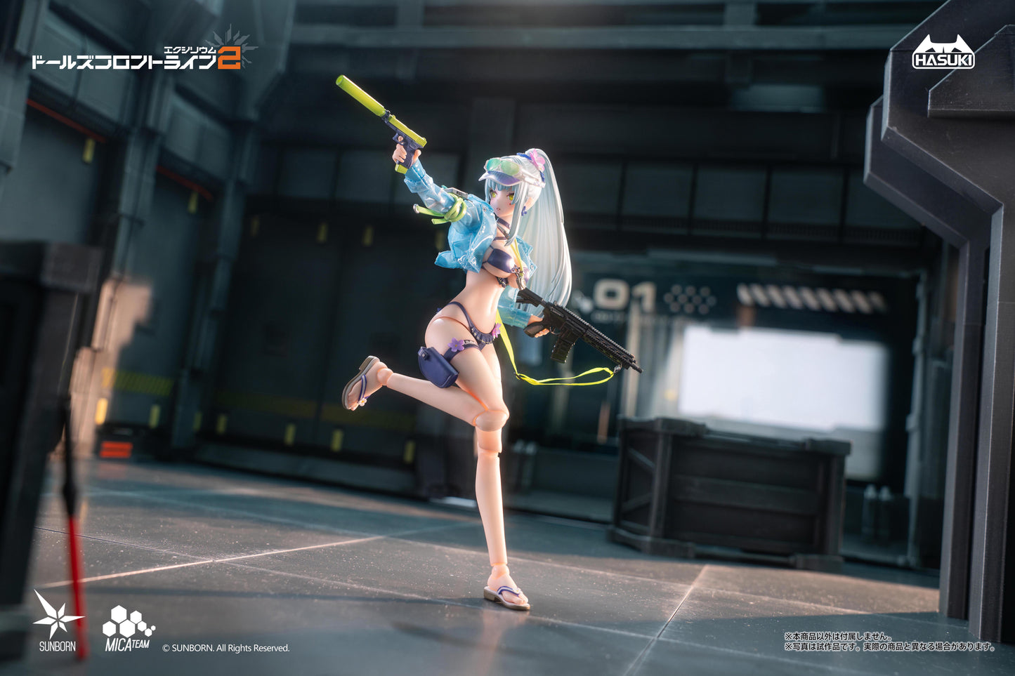 pocket art Girls' Frontline2: Exillium pocket art PA013 Kurukai Blue Trails Ver. Deluxe Edition 1/12 Completed ActionFigure