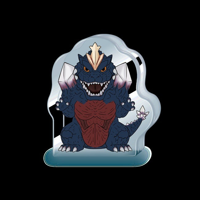 Godzilla Acrylic Block Figure 8 pieces in a box.