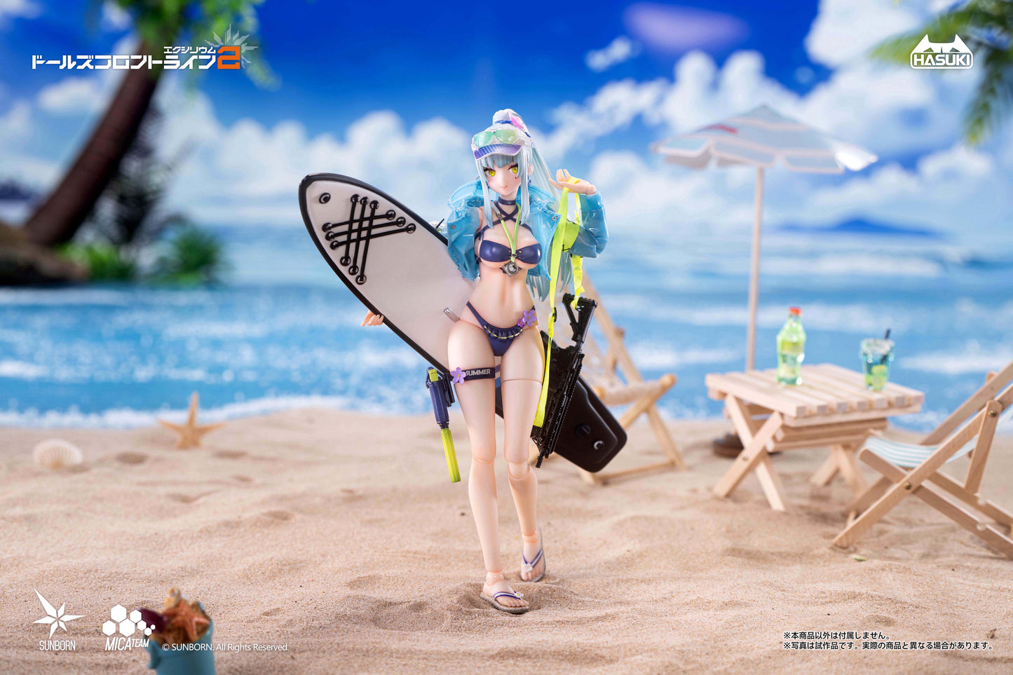 pocket art Girls' Frontline2: Exillium pocket art PA013 Kurukai Blue Trails Ver. Regular version 1/12 Completed actionFigure