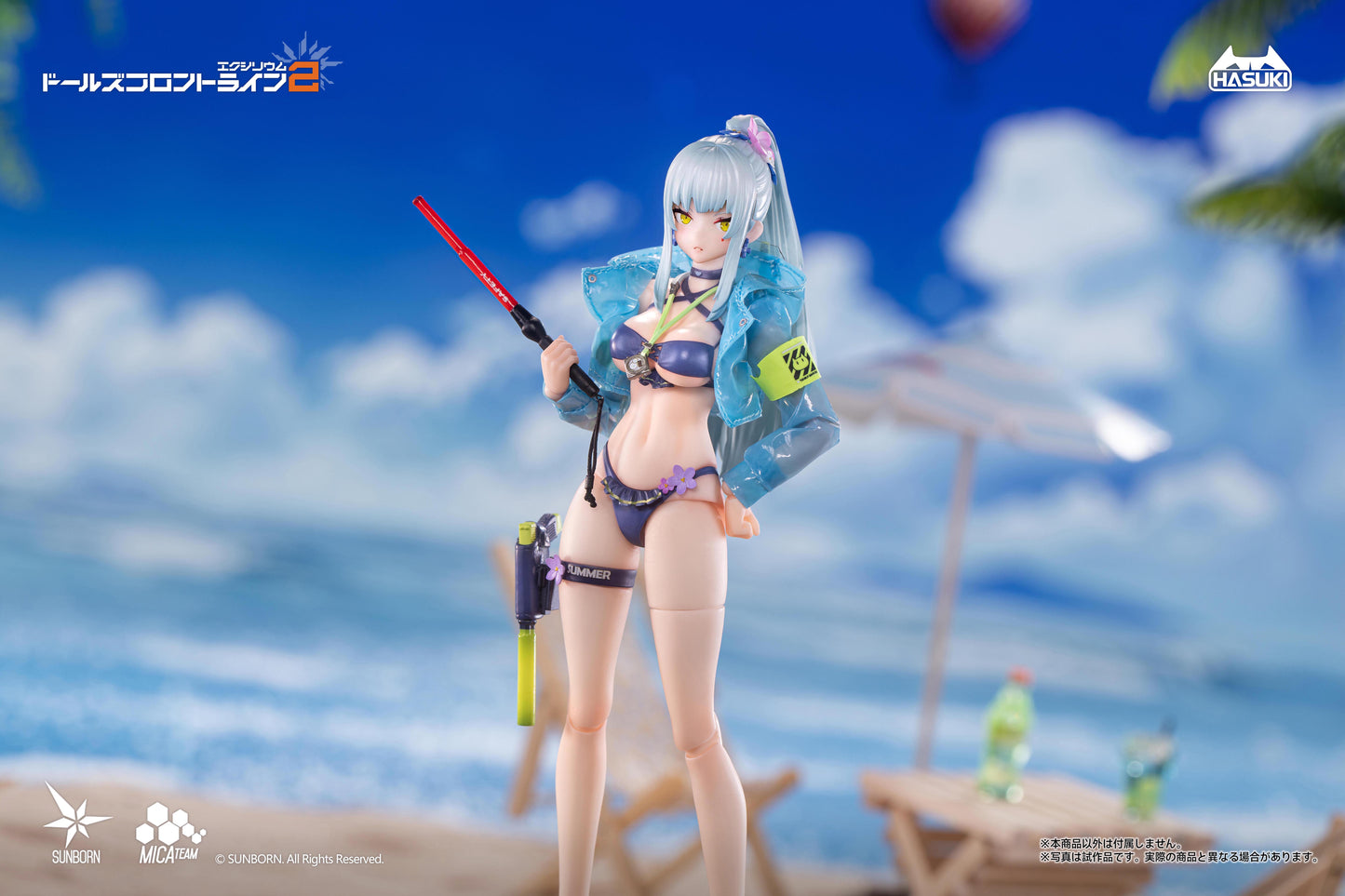 pocket art Girls' Frontline2: Exillium pocket art PA013 Kurukai Blue Trails Ver. Regular version 1/12 Completed actionFigure