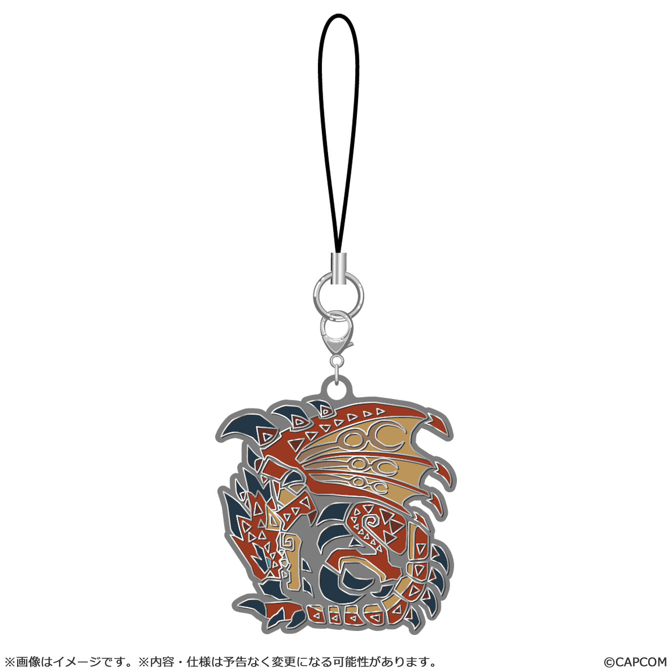 [Single item/BOX]Monster HunterWilds Monster Icon Metal Keychain