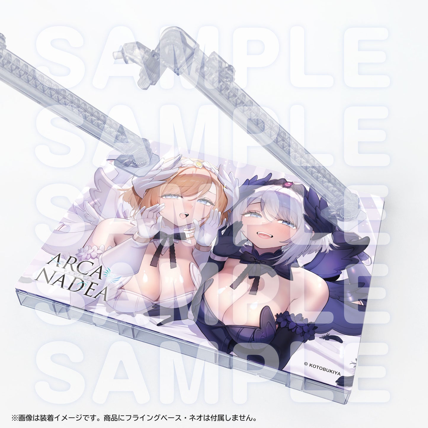 [ASMR Bonus] Arcanadea Acrylic Base Plate 6-Piece Set (W/ Vivion Blue Bonus Postcard)