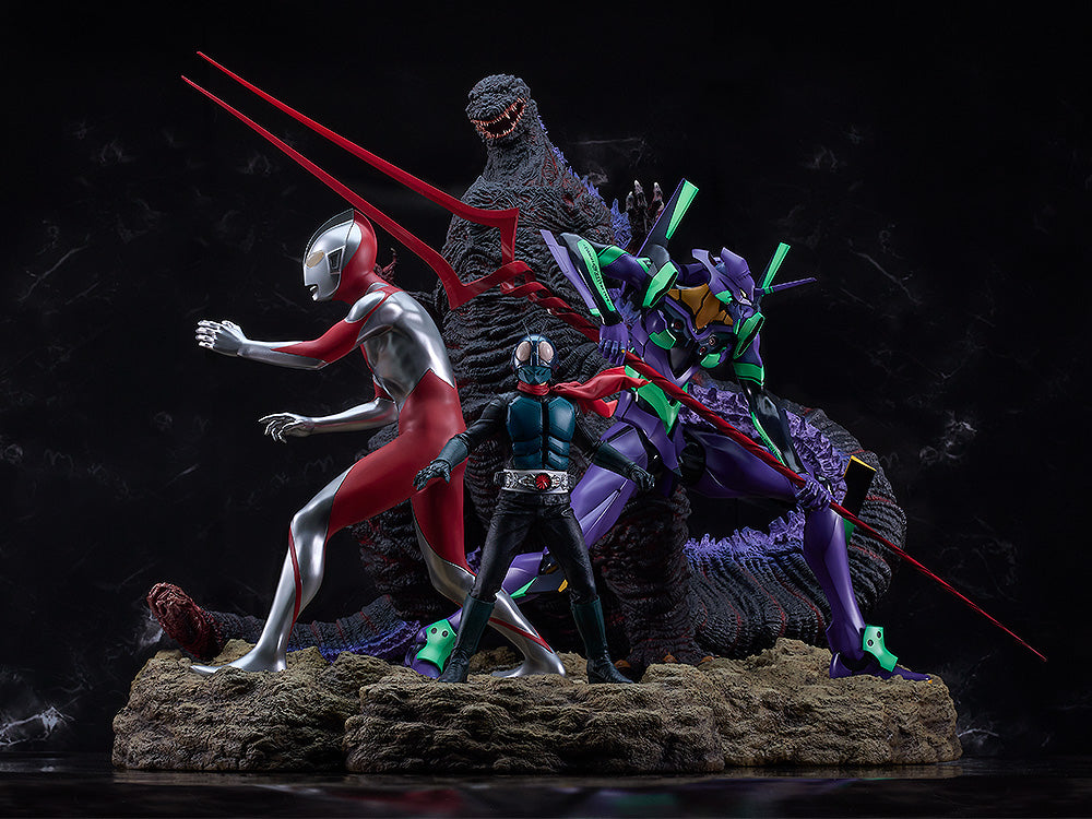 Shin Japan Heroes Universe Statues Set of 4