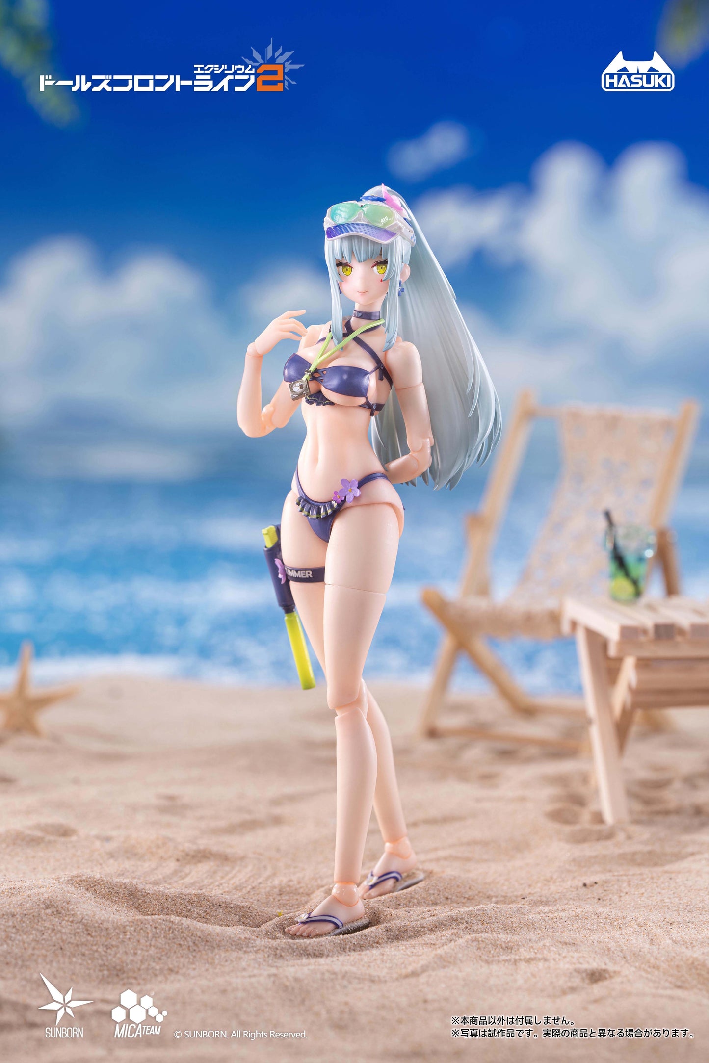 pocket art Girls' Frontline2: Exillium pocket art PA013 Kurukai Blue Trails Ver. Regular version 1/12 Completed actionFigure