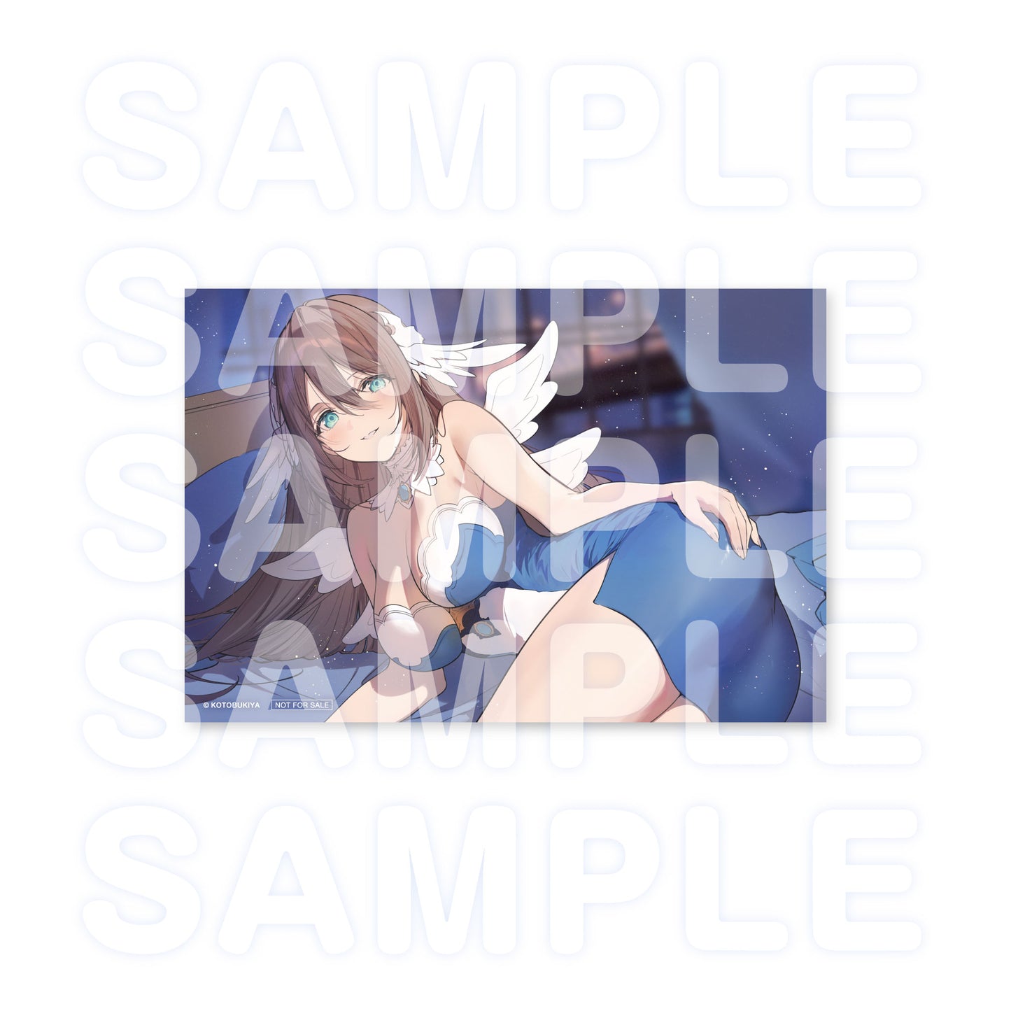[ASMR Bonus] Arcanadea Acrylic Base Plate 6-Piece Set (W/ Vivion Blue Bonus Postcard)