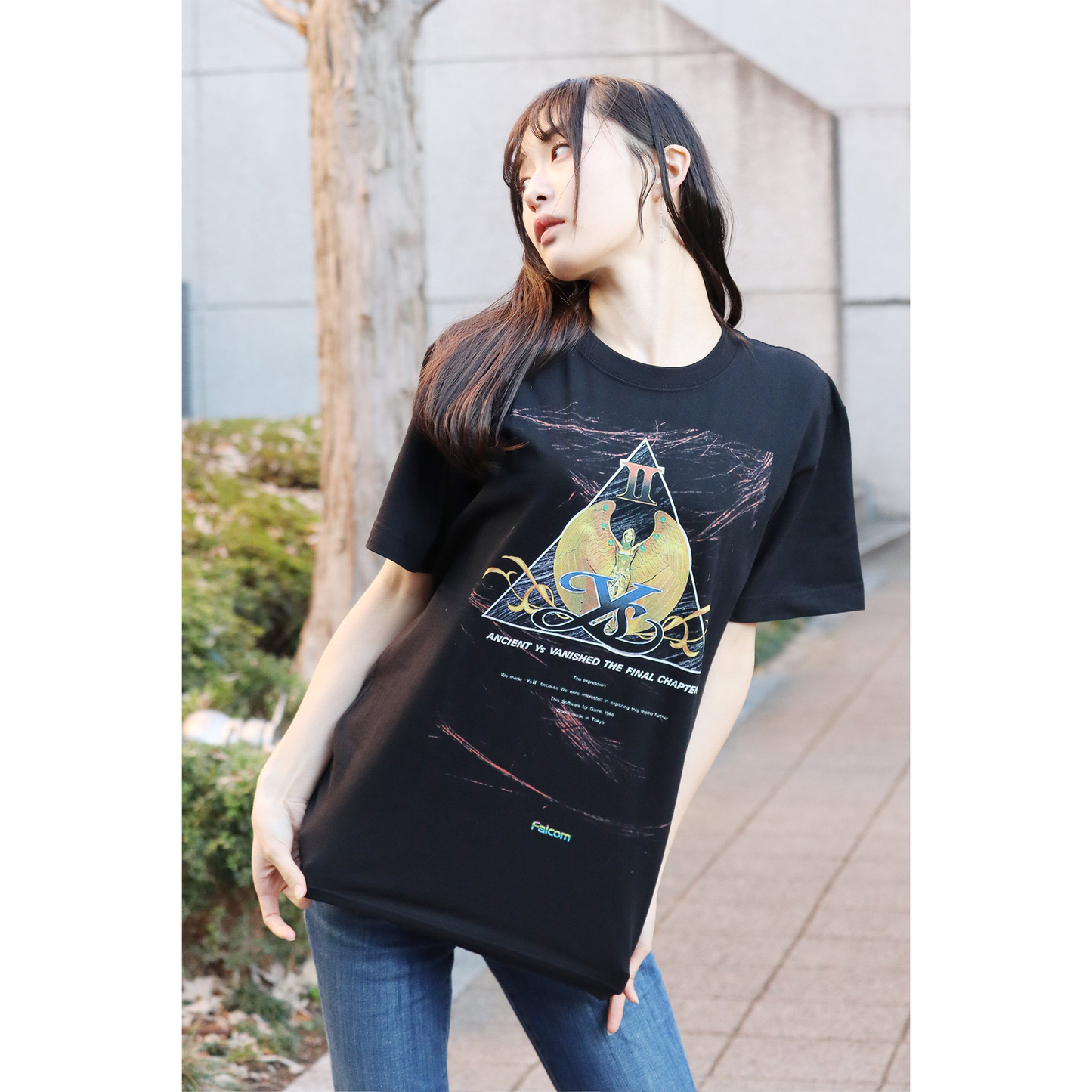 日本ファルコムシリーズ イースII Tシャツ