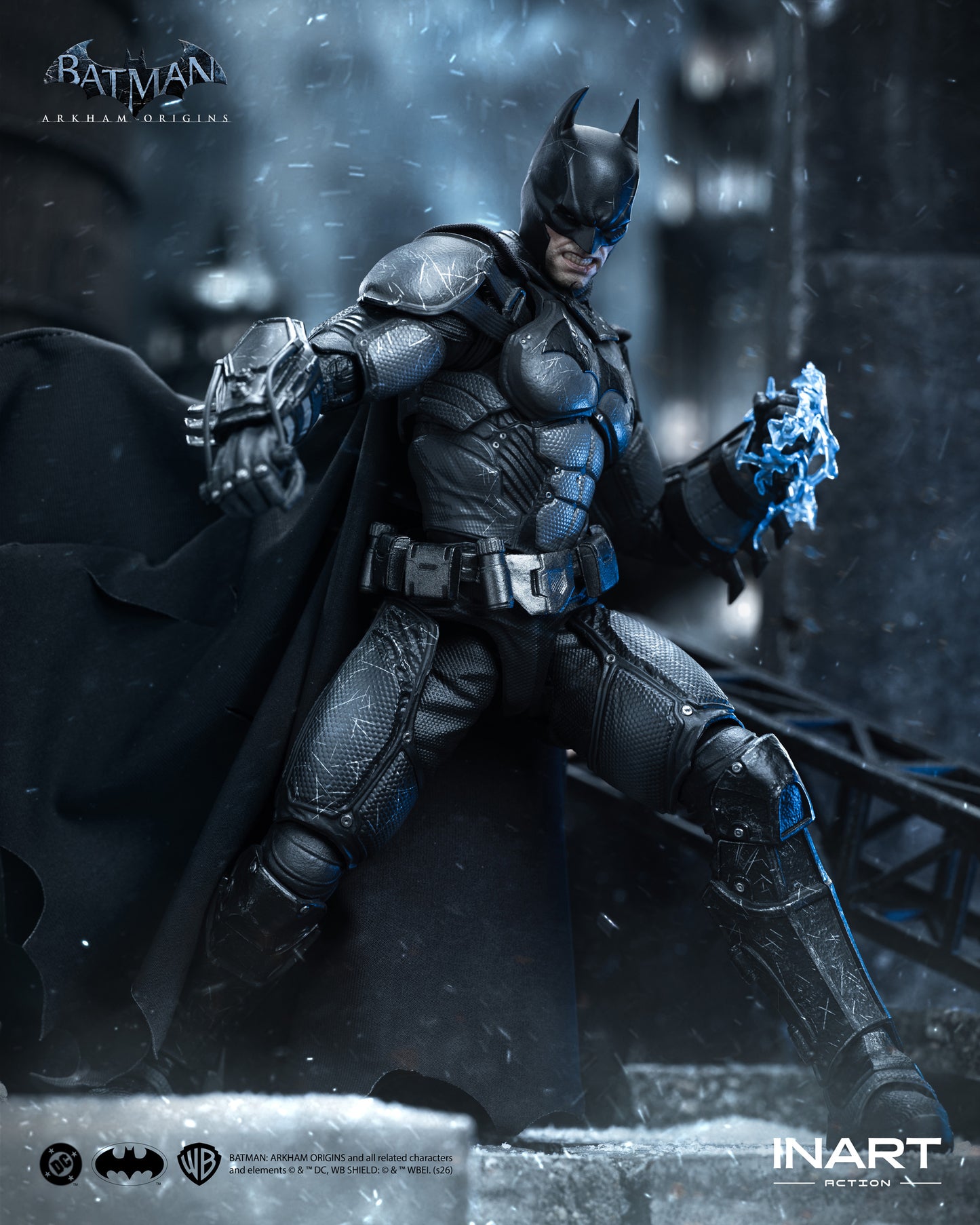 バットマン（バットマン：アーカム・ビギンズ）バトルダメージ Ver. アクションフィギュア