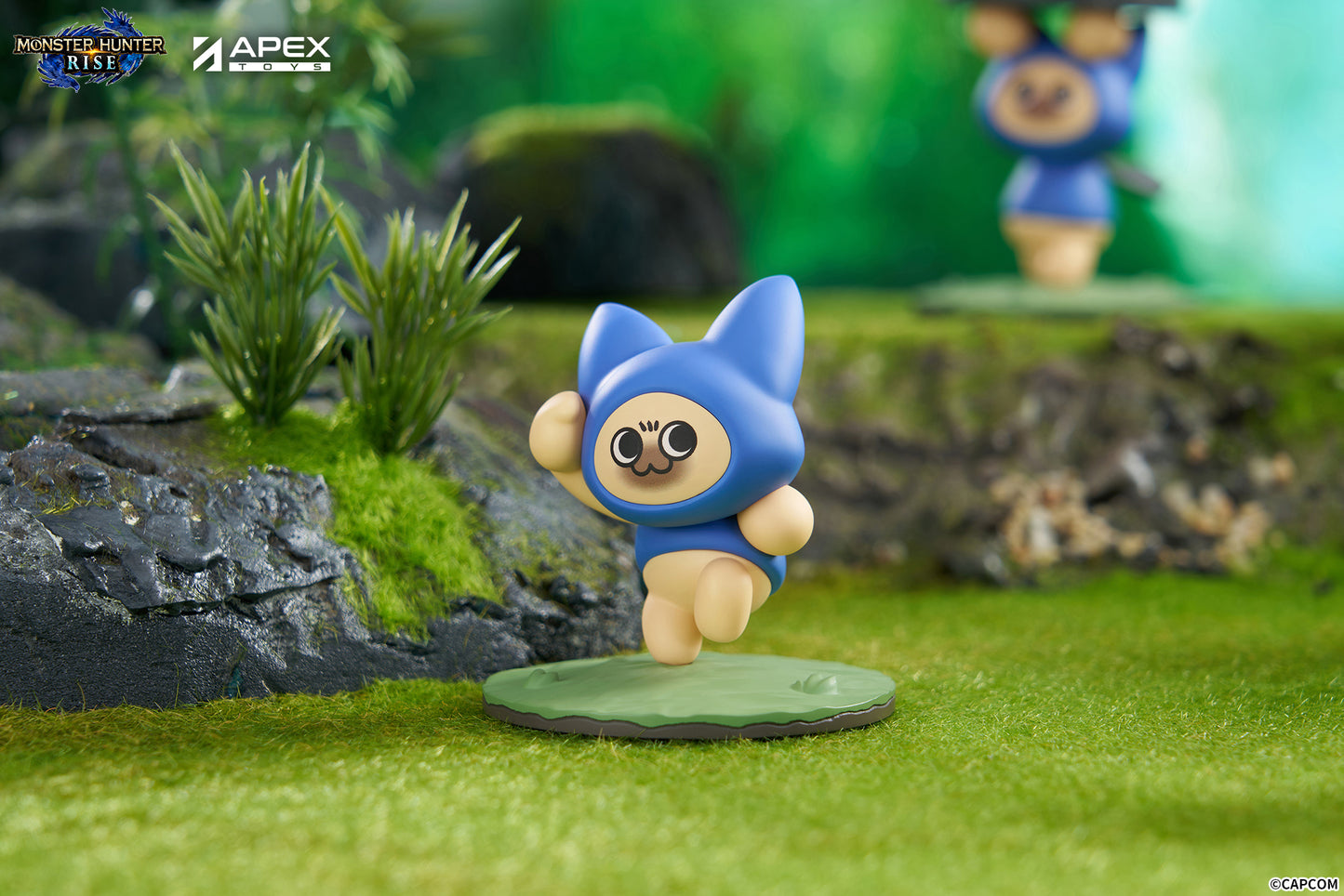 Monster Hunter Rise Airou "Cat" Blind Box Figure, Box of 6