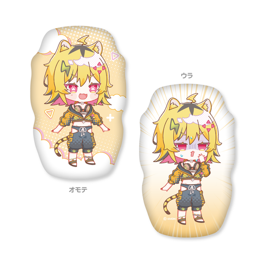 あおぎり高校 ぽぷらーと ダイカットクッション うる虎がーる
