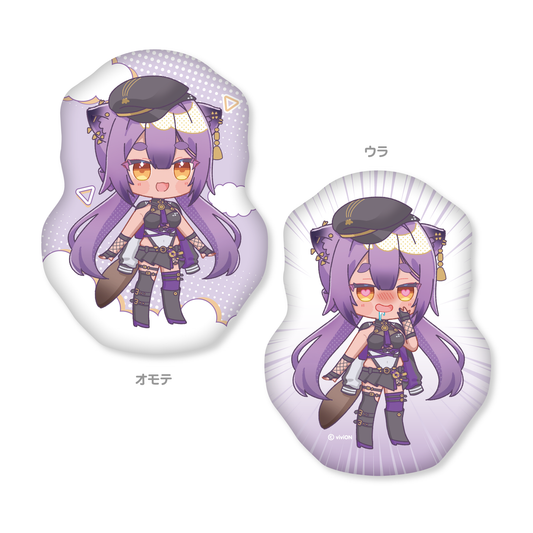 あおぎり高校 ぽぷらーと ダイカットクッション 八十科むじな