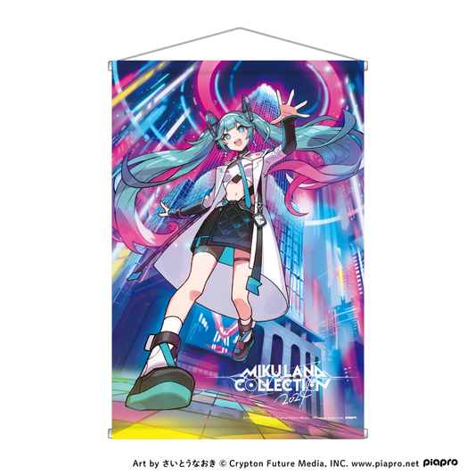 Miku Land Collection 2024 B2 Tapestry - viviON Blue Exclusive