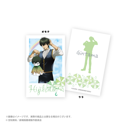 “新剧场版 银魂 -吉原伟大的火焰-''照耀Bozu ver.新绘制的交易instax风格卡