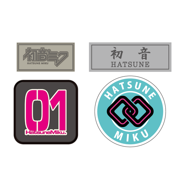 初音ミク ワッペン4種セット – viviON BLUE