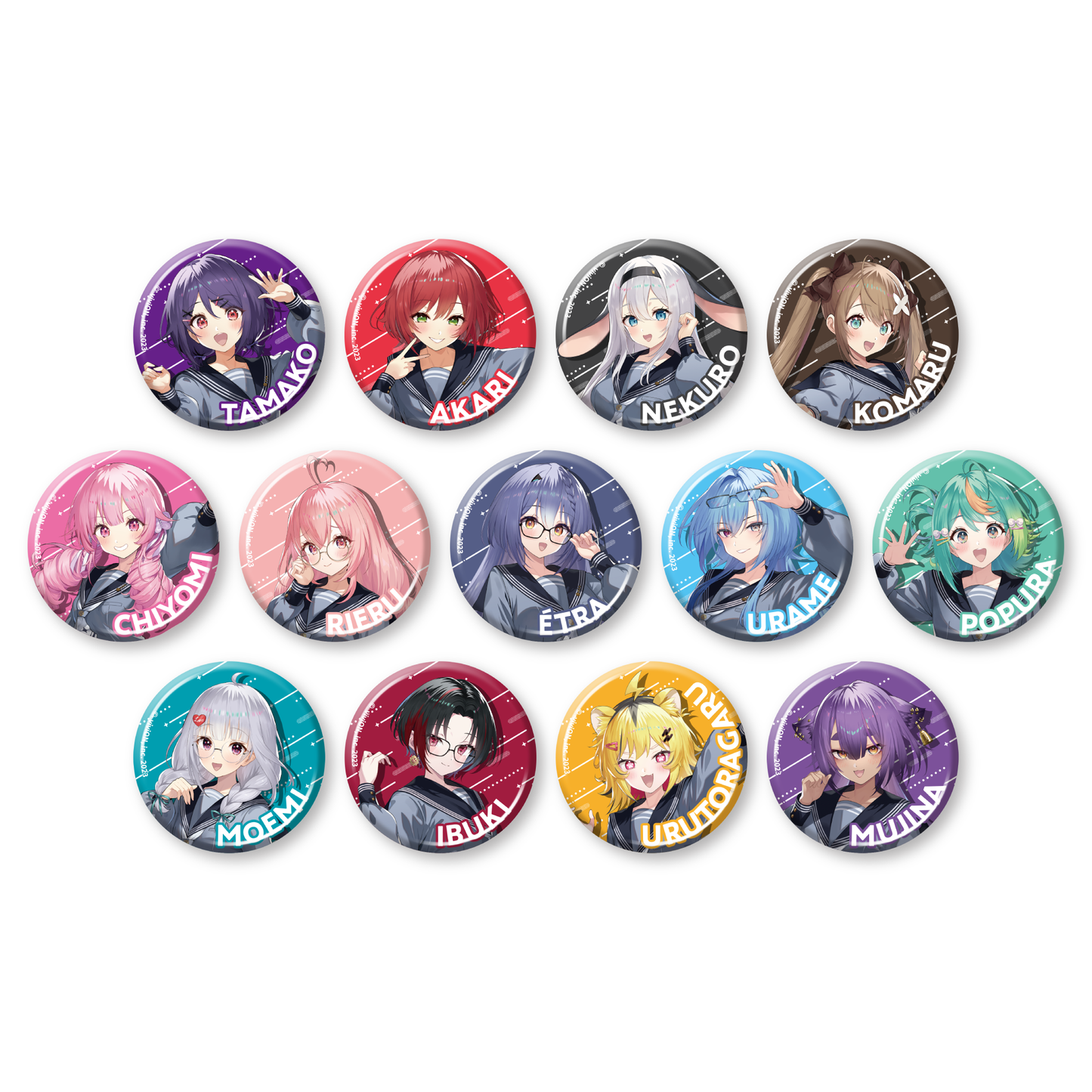 Aogiri High School Entrance Festival 2026! ~I only want to do things I like! ~ Trading tin badge