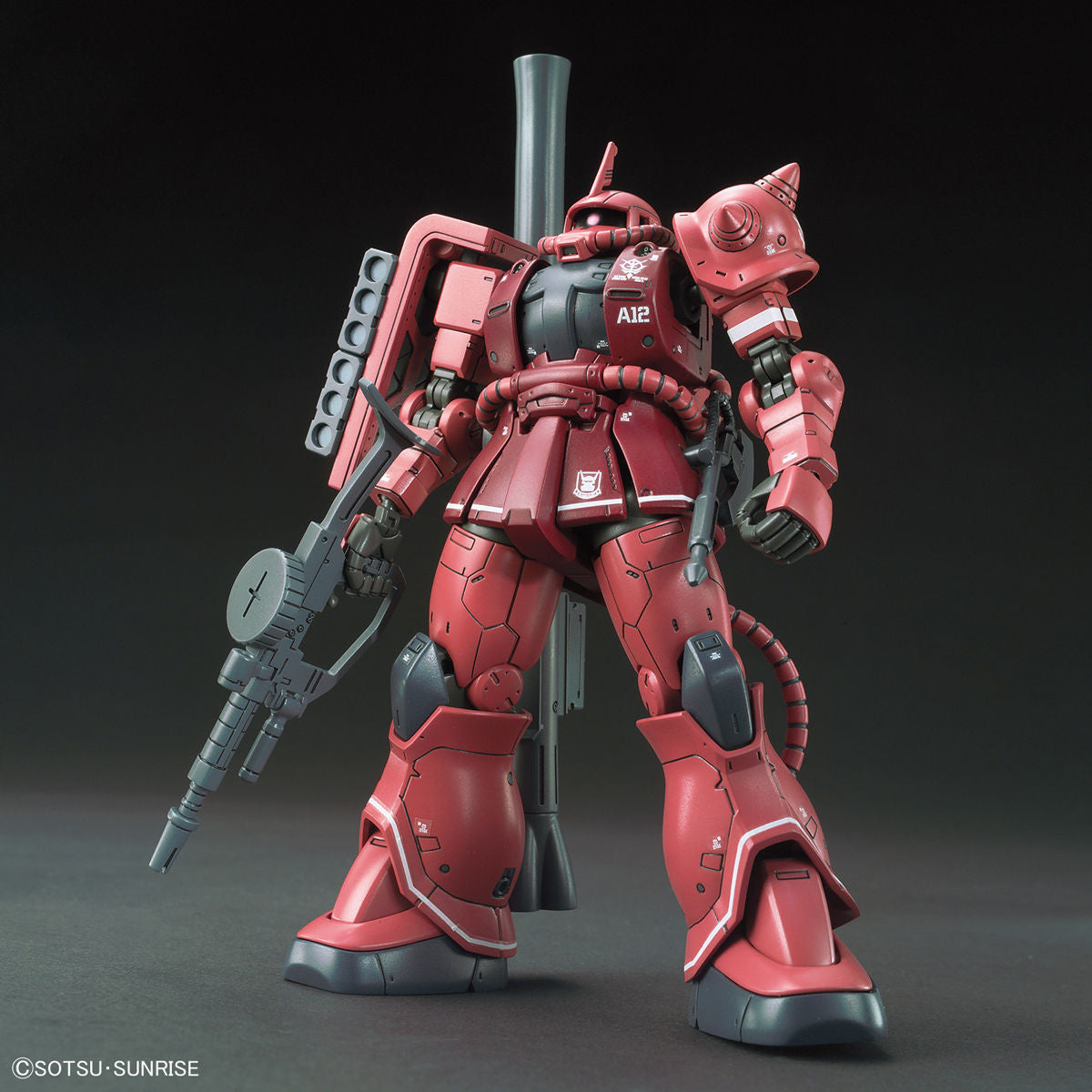 HG 機動戰士鋼彈 THE ORIGIN Zaku II for Char II Red Comet 1/144 版