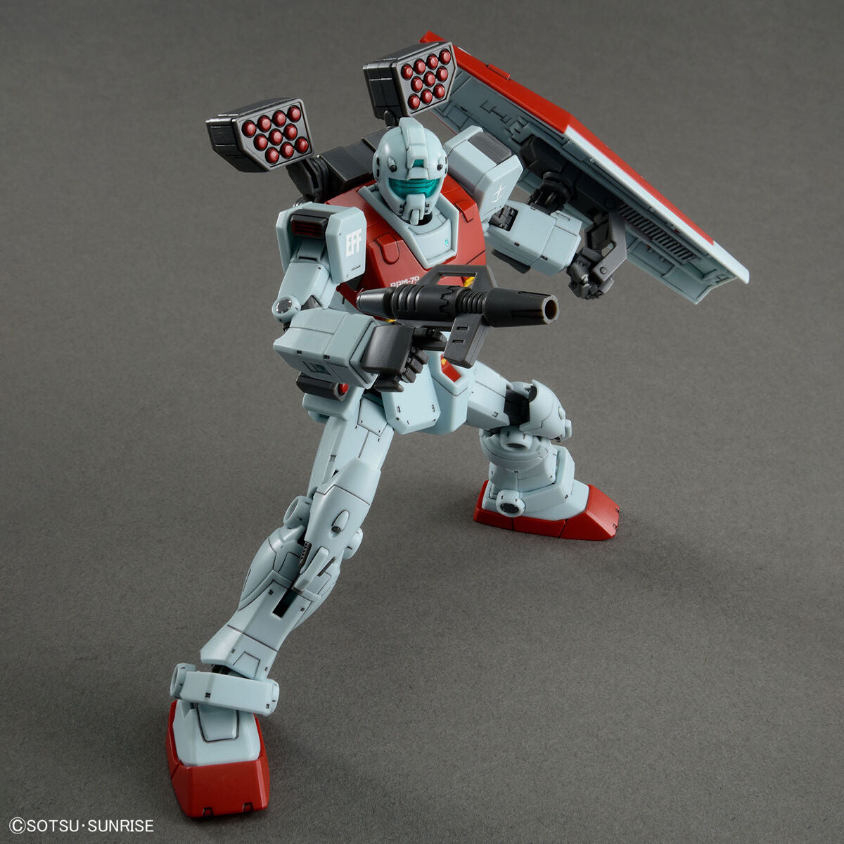 HG Mobile Suit Gundam MSD GM (with shoulder cannon / with missile pod) 1/144