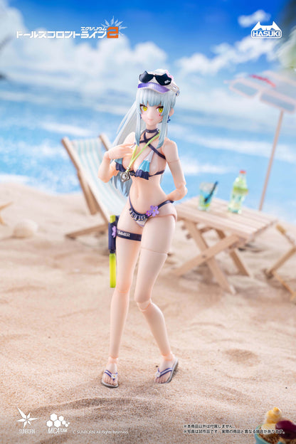 pocket art Girls' Frontline2: Exillium pocket art PA013 Kurukai Blue Trails Ver. Deluxe Edition 1/12 Completed ActionFigure