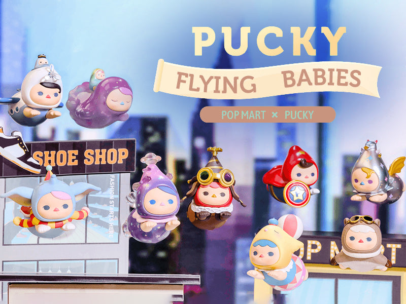 POP MART PUCKY Flying Babies Series