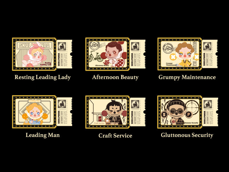 POP MART SKULLPANDA Action! Cut! Series Magnet