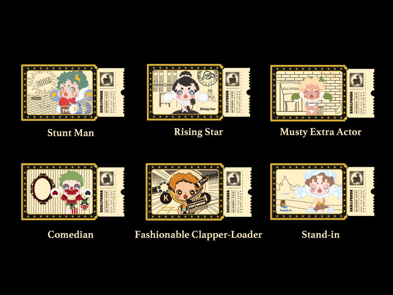 POP MART SKULLPANDA Action! Cut! Series Magnet