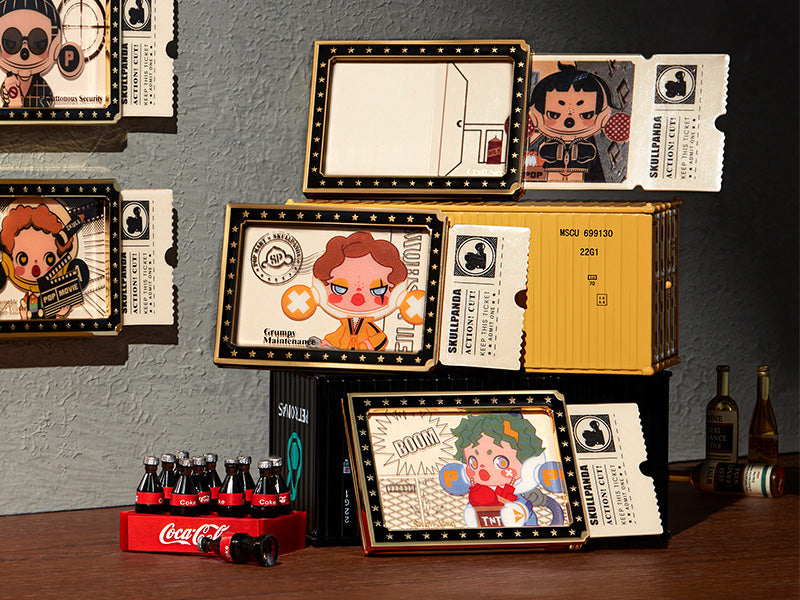 POP MART SKULLPANDA Action! Cut! Series Magnet