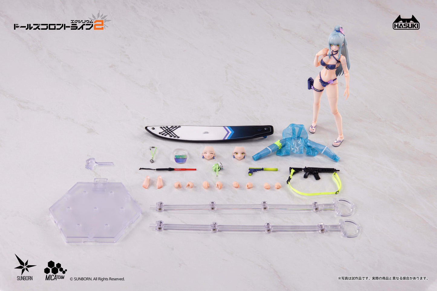 pocket art Girls' Frontline2: Exillium pocket art PA013 Kurukai Blue Trails Ver. Regular version 1/12 Completed actionFigure