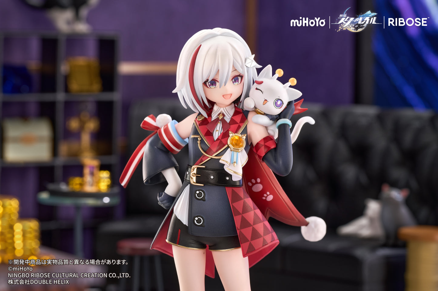RISE UP+ 崩壊：スターレイル ちびねこシリーズ フィギュア トパーズ&カブ Ver.
