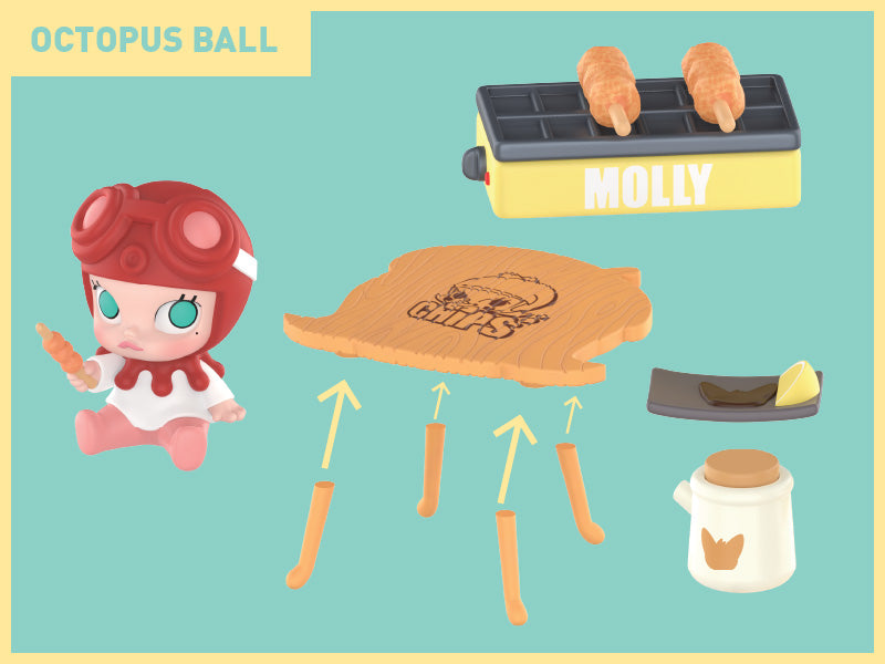 POP MART MOLLY Cooking Series 8pcs. box