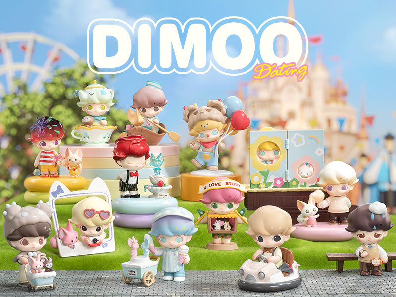 POP MART DIMOO 约会系列，每盒 12 个。