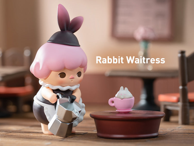 【単品・BOX】POP MART PUCKY ラビット カフェ シリーズ