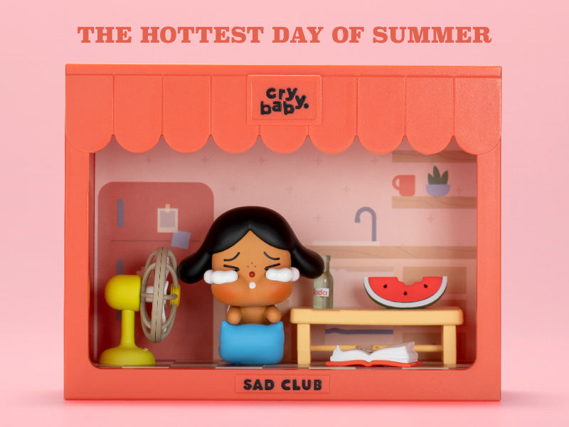 POP MART CRYBABY Sad Club Series Scene Set