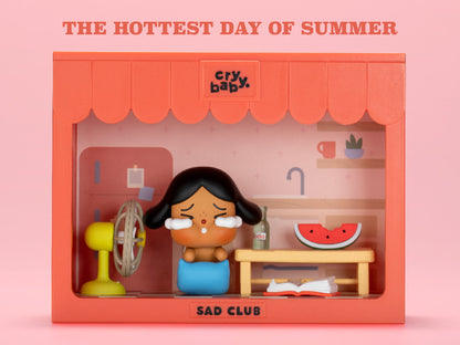 POP MART CRYBABY Sad Club Series Scene Set, Box of 8