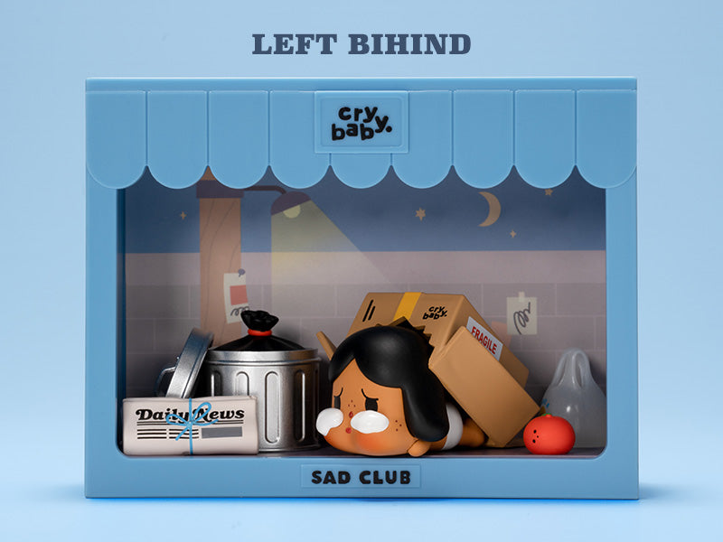 POP MART CRYBABY Sad Club Series Scene Set